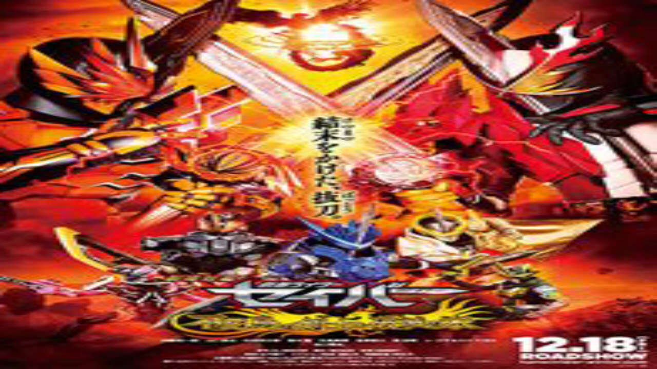 Poster of Kamen Rider Saber The Phoenix Swordsman and the Book of Ruin