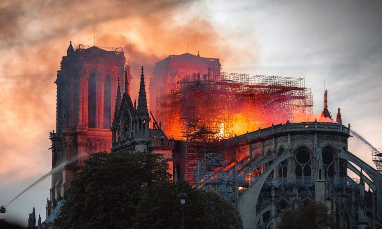 Poster of Notre Dame on Fire