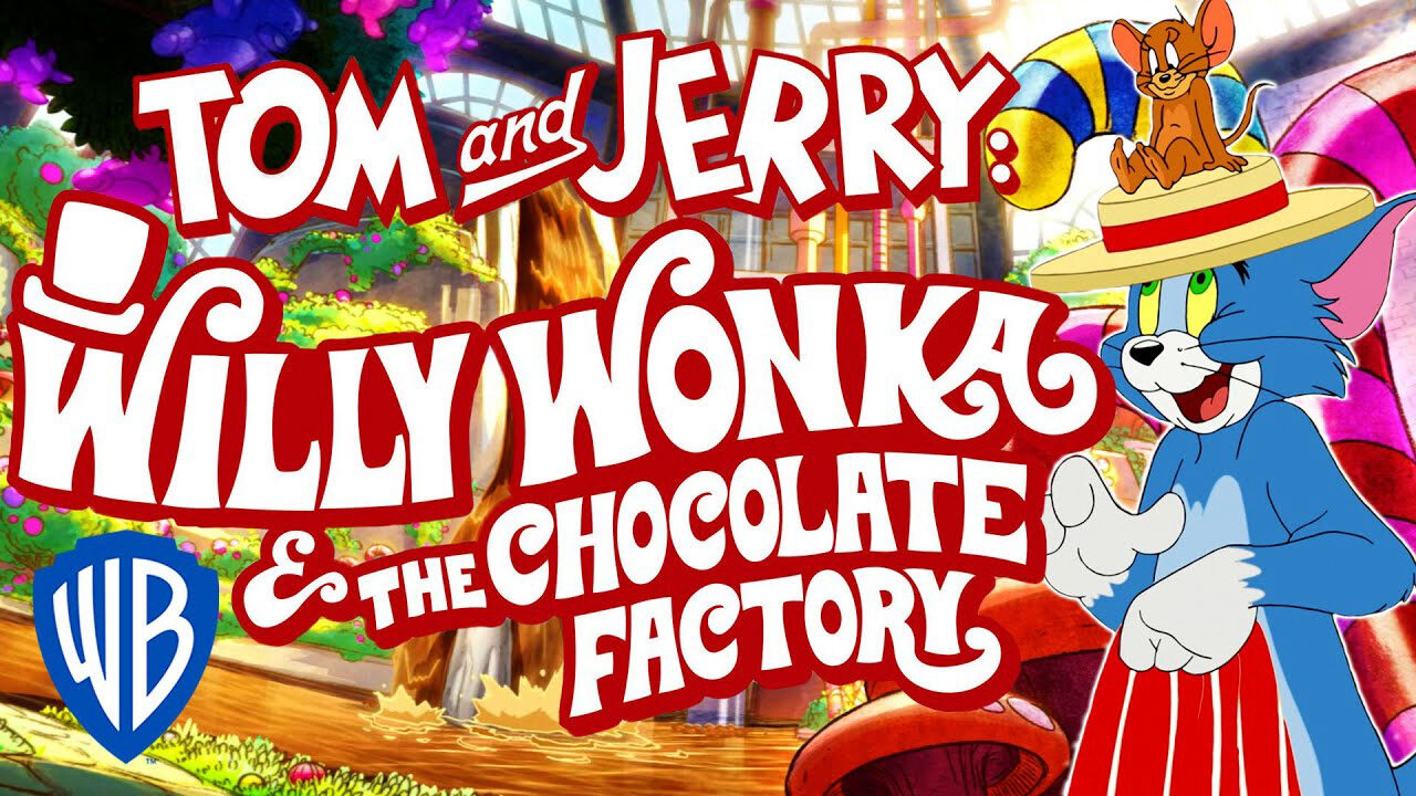 Poster of Tom and Jerry Willy Wonka and the Chocolate Factory