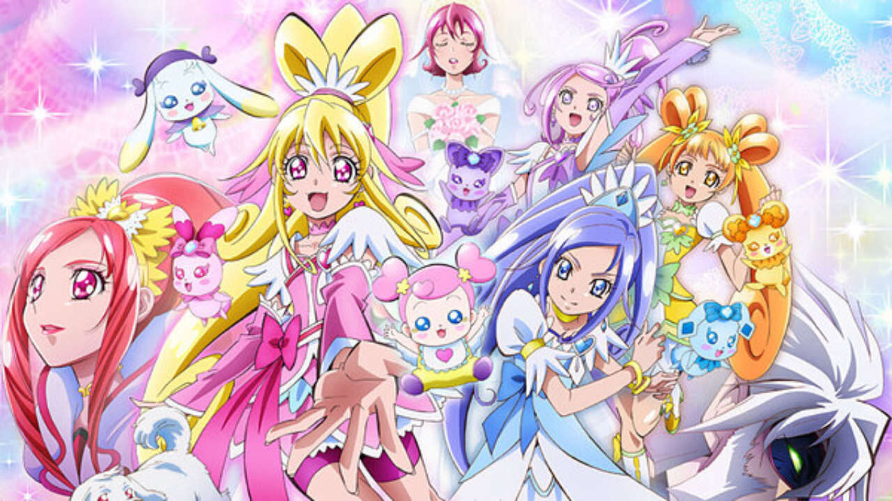 Poster of Eiga Dokidoki Precure Mana Kekkon Mirai Ni Tsunagu Kibou No Dress